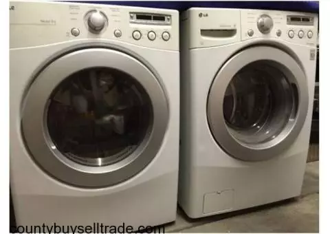 LG -- Washer and Dryer (NG) (White)