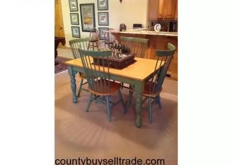 Rustic Table and Chairs