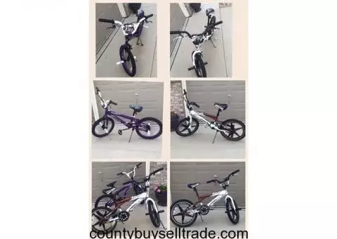 2-20" Mongoose BMX Bicycles